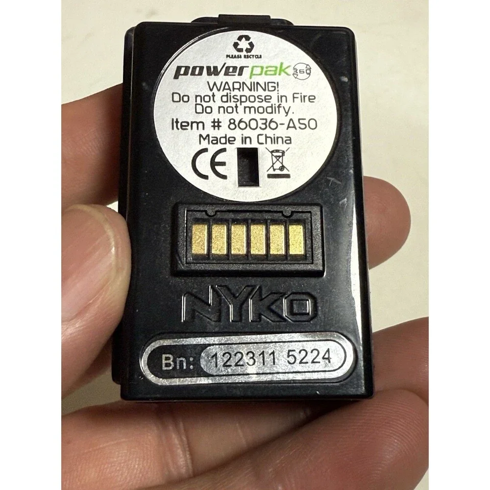 Xbox 360 Battery Pack Chargeable Battery Model# 86036-A50 Nyko 2 Pack
